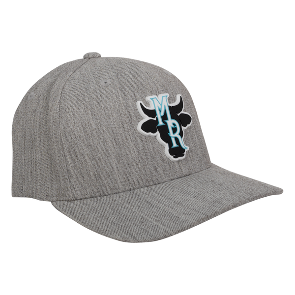 Bull MR Logo Flexfit Fitted Hat - Marble Ridge Specialty Farms