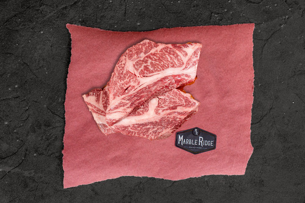 Chuck Eye Steak, 2 pack LUXE Marble Ridge Specialty Farms