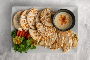Ham & Tomato Breakfast Quesadillas
