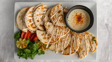 Ham & Tomato Breakfast Quesadillas