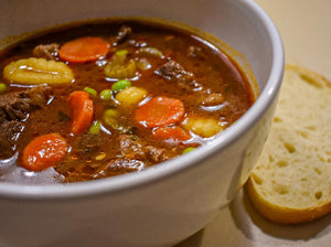 Wagyu Beef and Gnocchi Soup