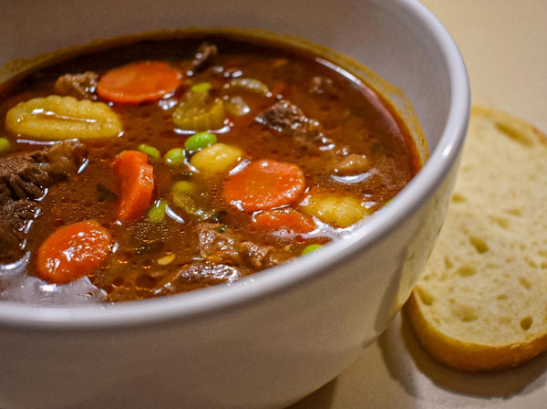 Wagyu Beef and Gnocchi Soup