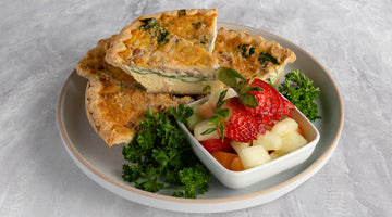 Ham & Truffle Quiche