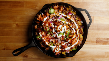 Cowboy BBQ Tater Tot Skillet