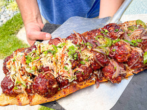 MEGA BBQ Meatball Sandwich