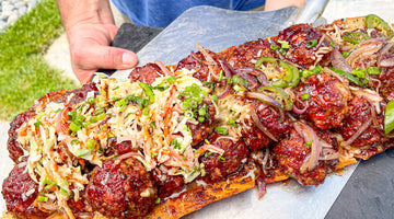 MEGA BBQ Meatball Sandwich