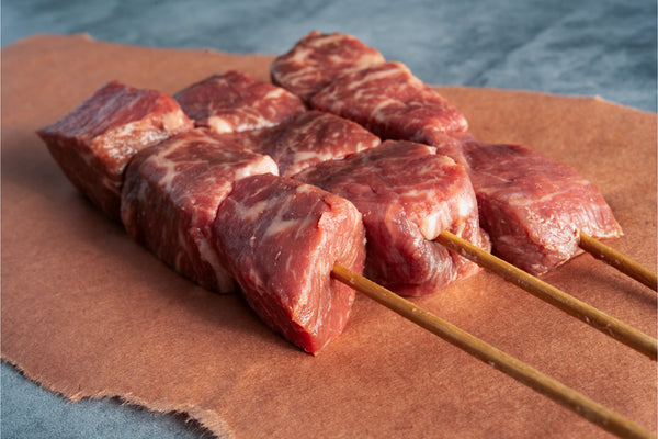 Kabobs, New York Strip - Marble Ridge Specialty Farms