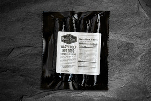 Wagyu Beef Hot Dogs, Natural Casing - Marble Ridge Specialty Farms