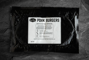 Pork Burgers - Marble Ridge Specialty Farms