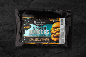 Smash Burgers - 100% Wagyu Beef 2lb. - Marble Ridge Specialty Farms