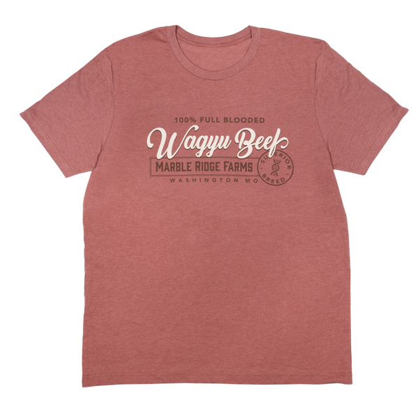 100% Full Blooded Wagyu Beef T-Shirt - Marble Ridge Specialty Farms