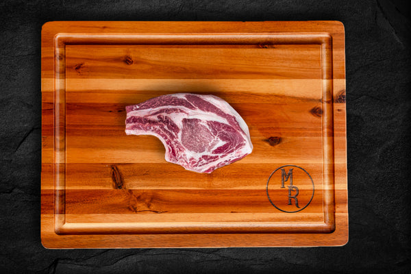 Dry Aged Pork Chop, Bone-in - Marble Ridge Specialty Farms