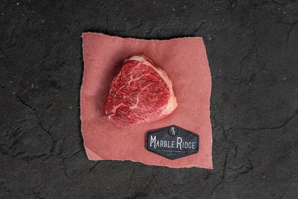 Eye of Round Steak LUXE Marble Ridge Specialty Farms